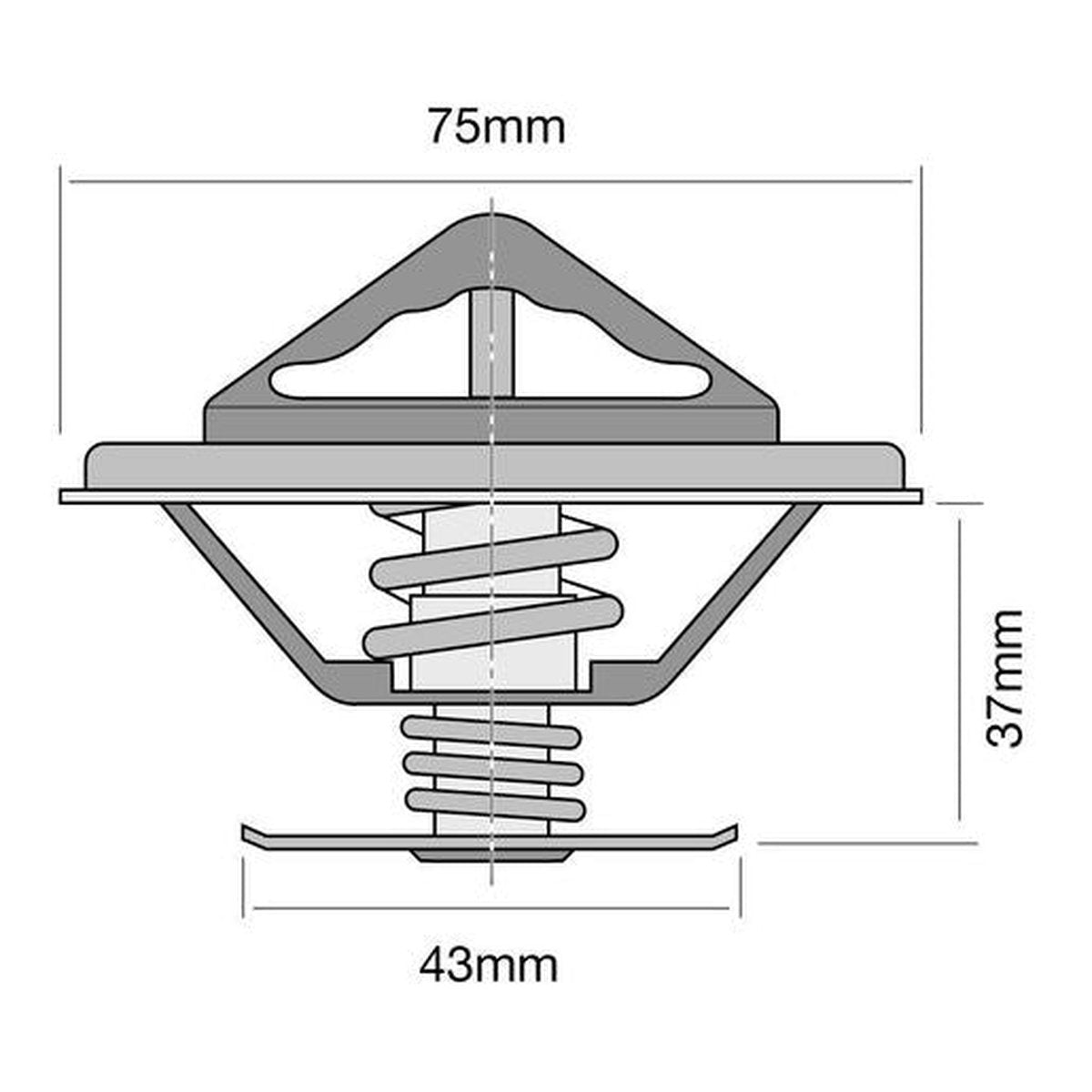 Tridon Thermostat Blister Pack (High Flow) TT368-180