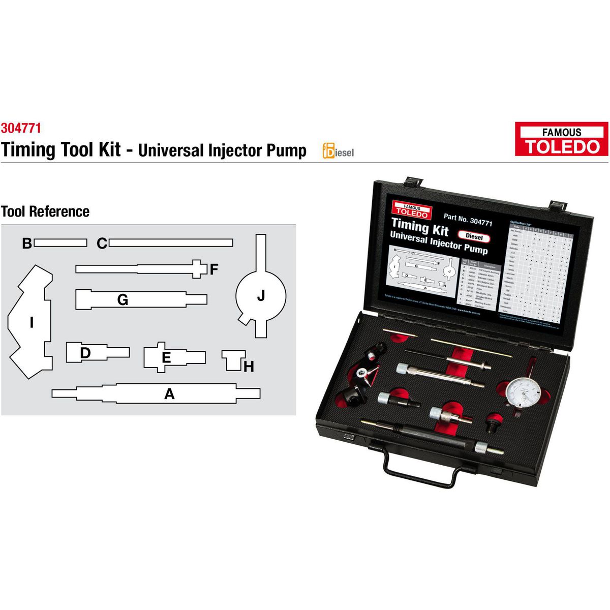 Toledo Timing Kit 304771