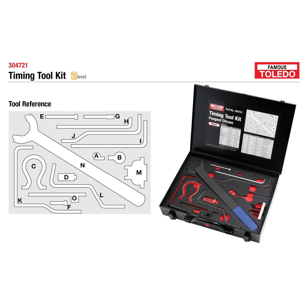 Toledo Timing Tool Kit 304721