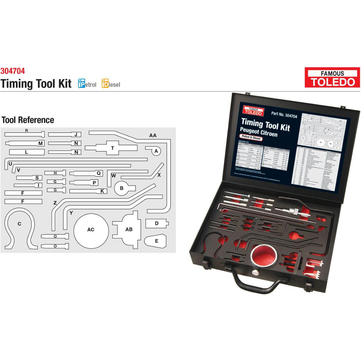 Toledo Timing Tool Kit 304704