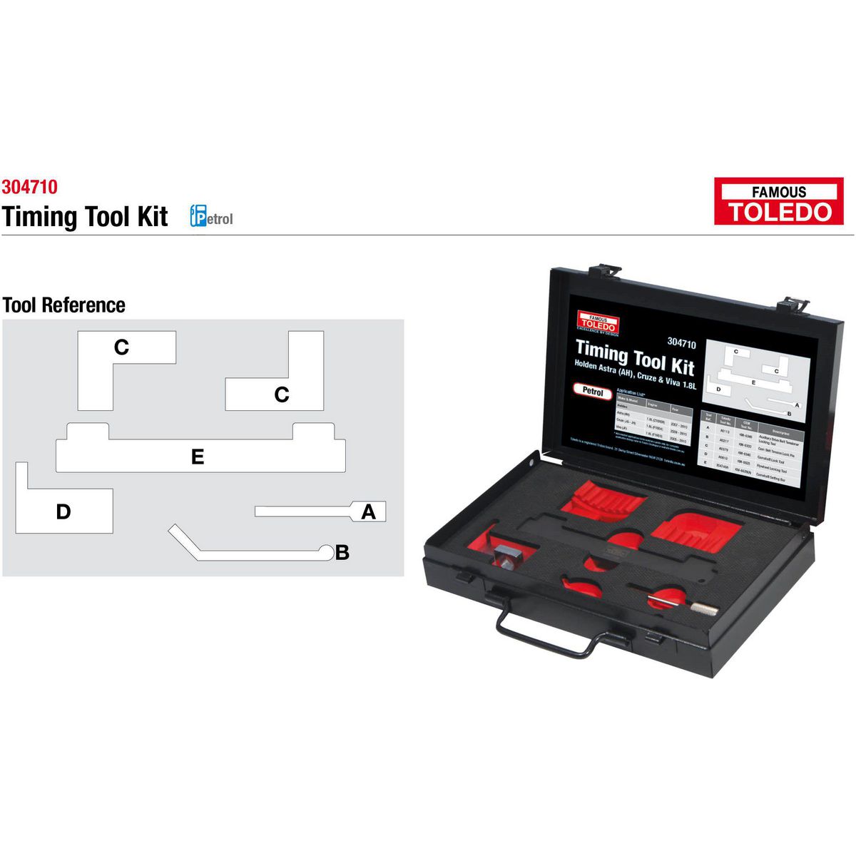 Toledo Timing Tool Kit 304710