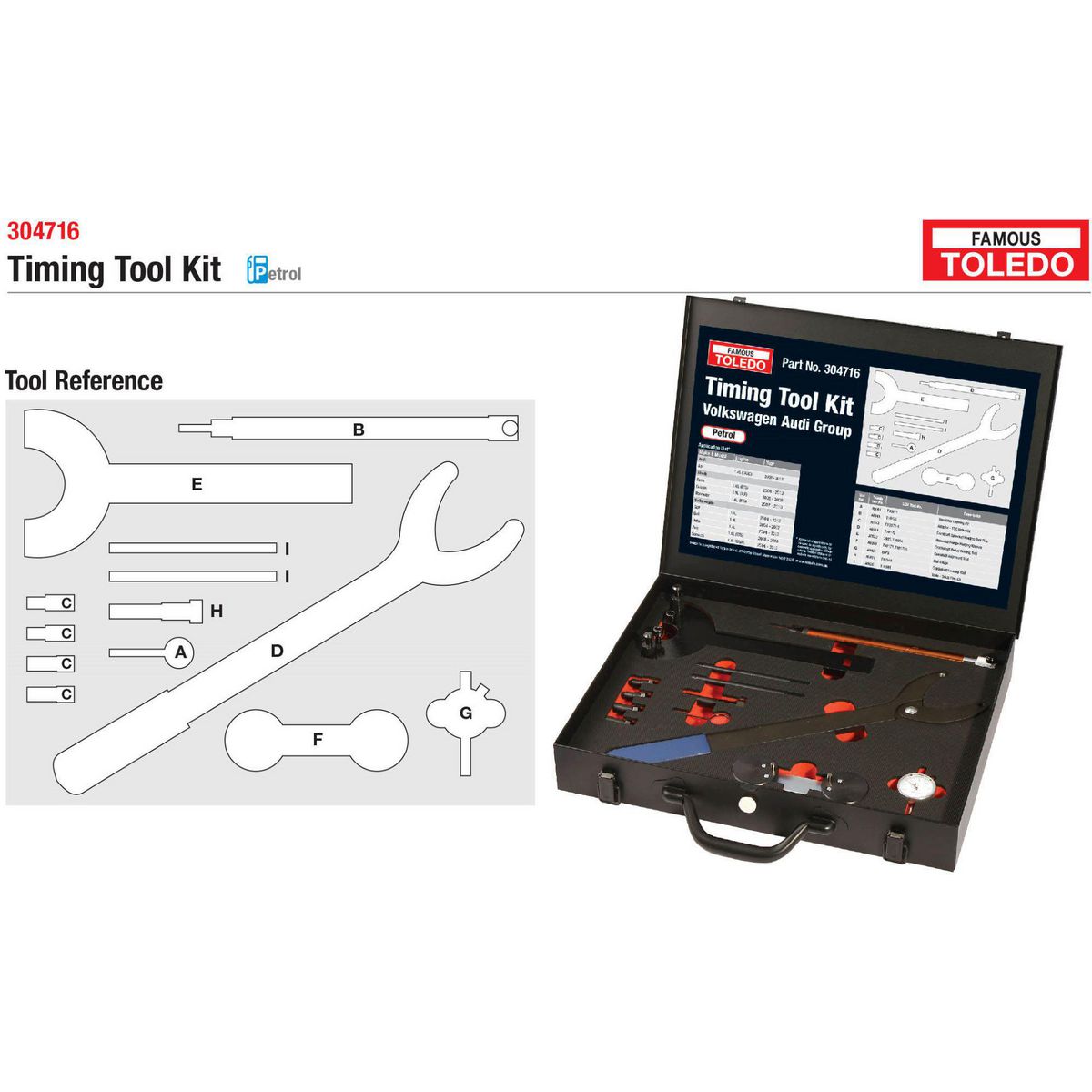 Toledo Timing Tool Kit 304716