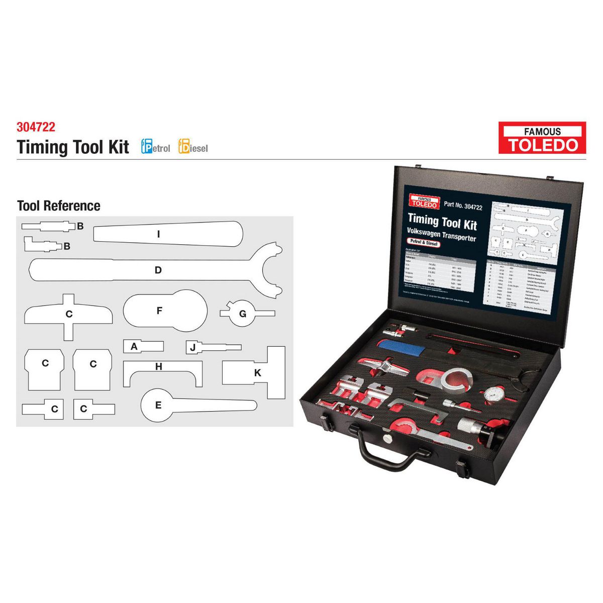 Toledo Timing Tool Kit 304722