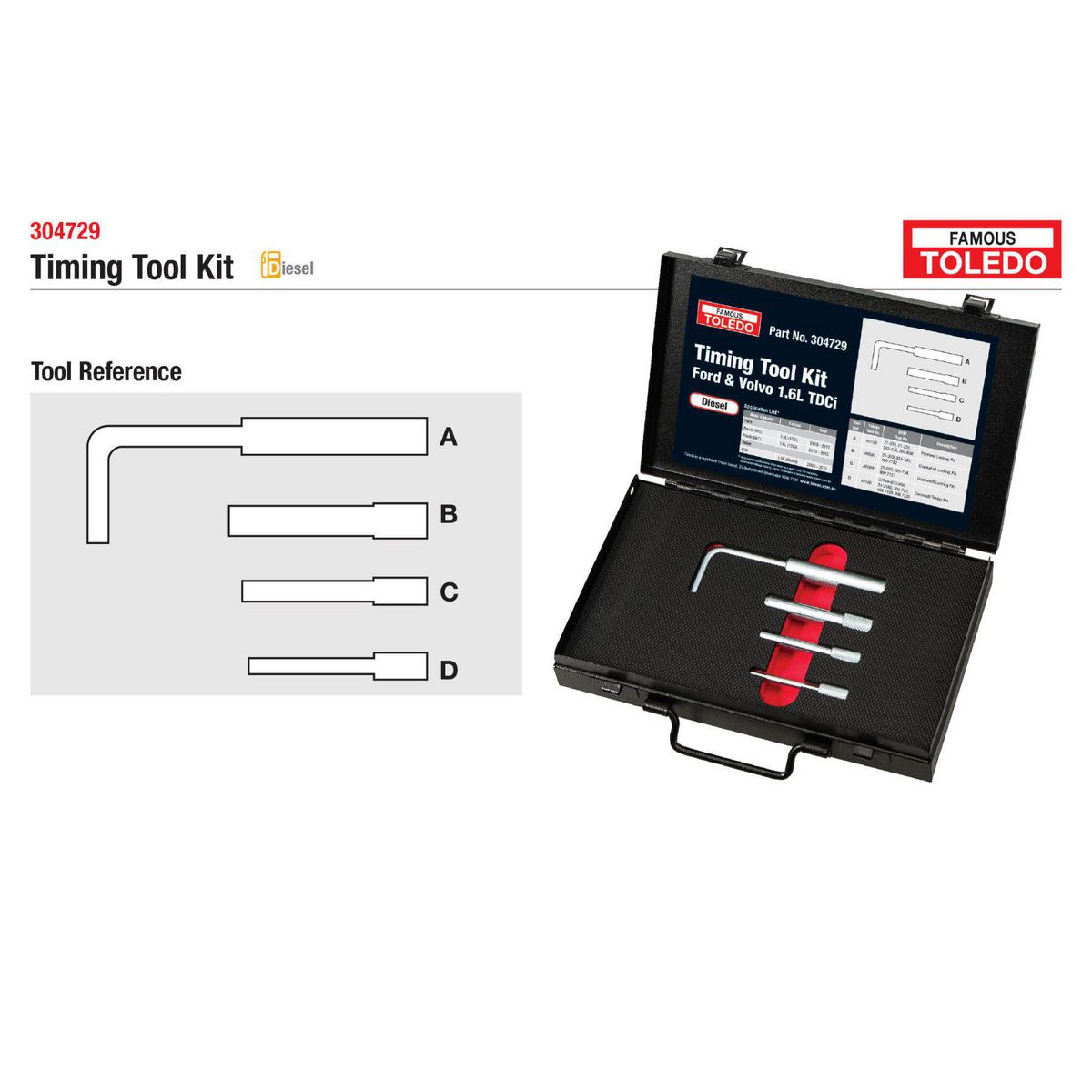Toledo Timing Tool Kit 304729