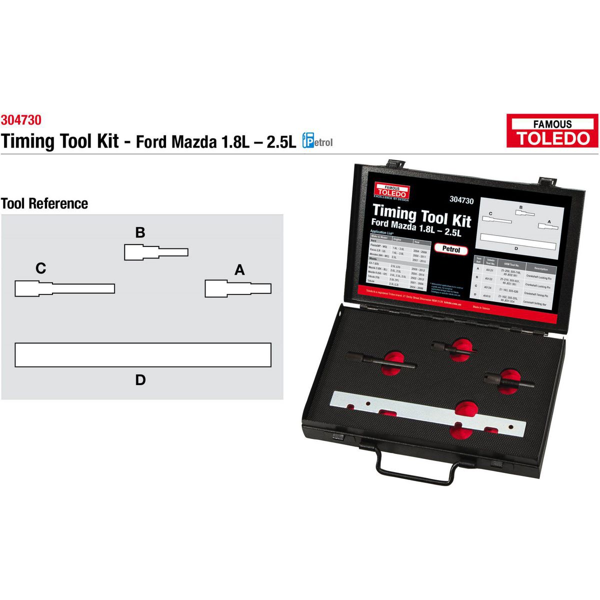 Toledo Timing Tool Kit 304730