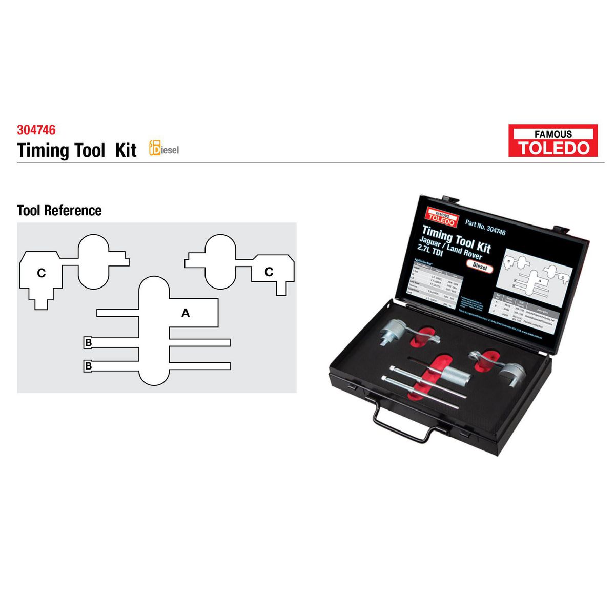Toledo Timing Tool Kit 304746