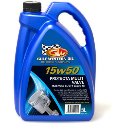 Gulf Western Protect Multi Valve Engine Oil 15W-50 5L 30528