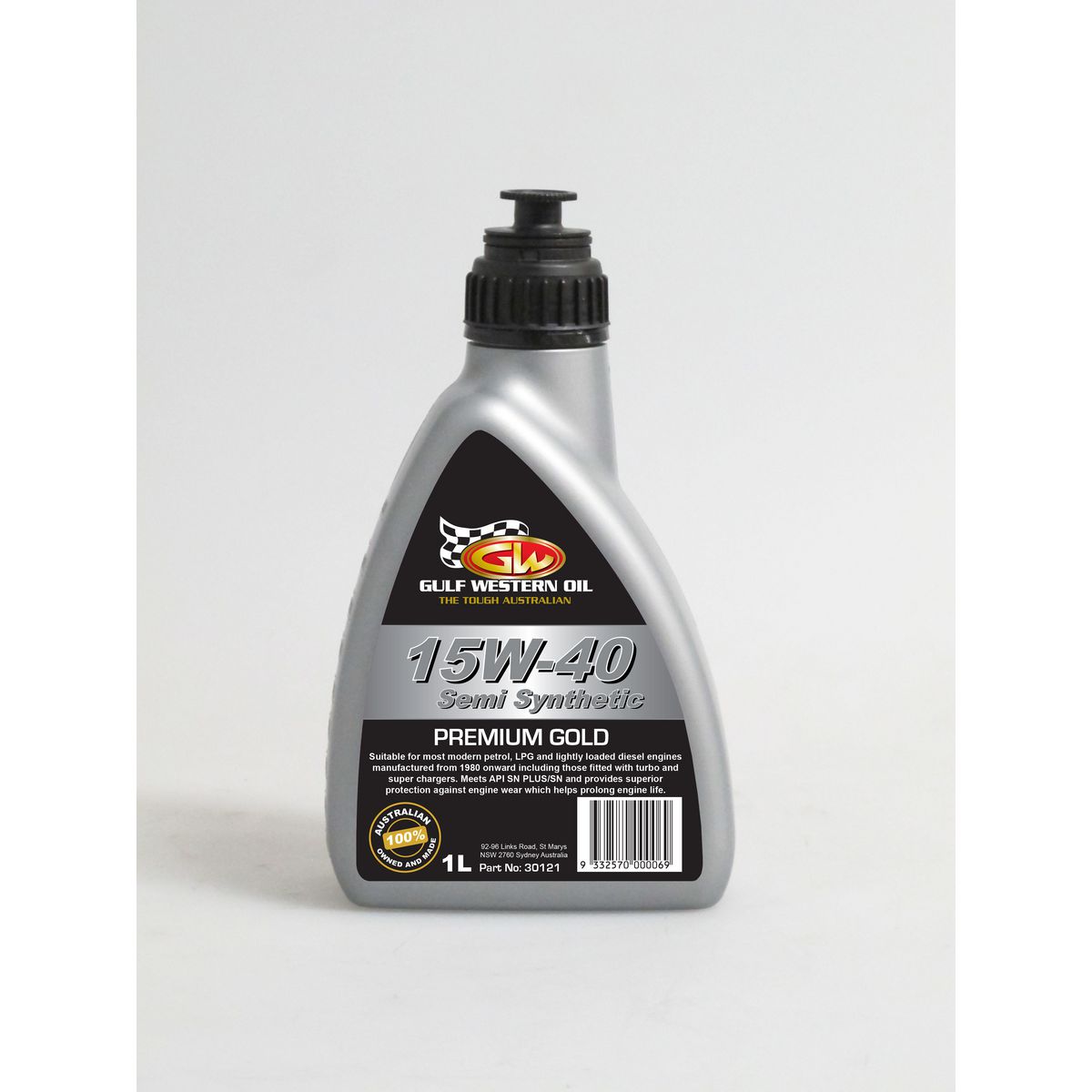 Gulf Western Premium Gold Engine Oil 15W-40 1L 30121