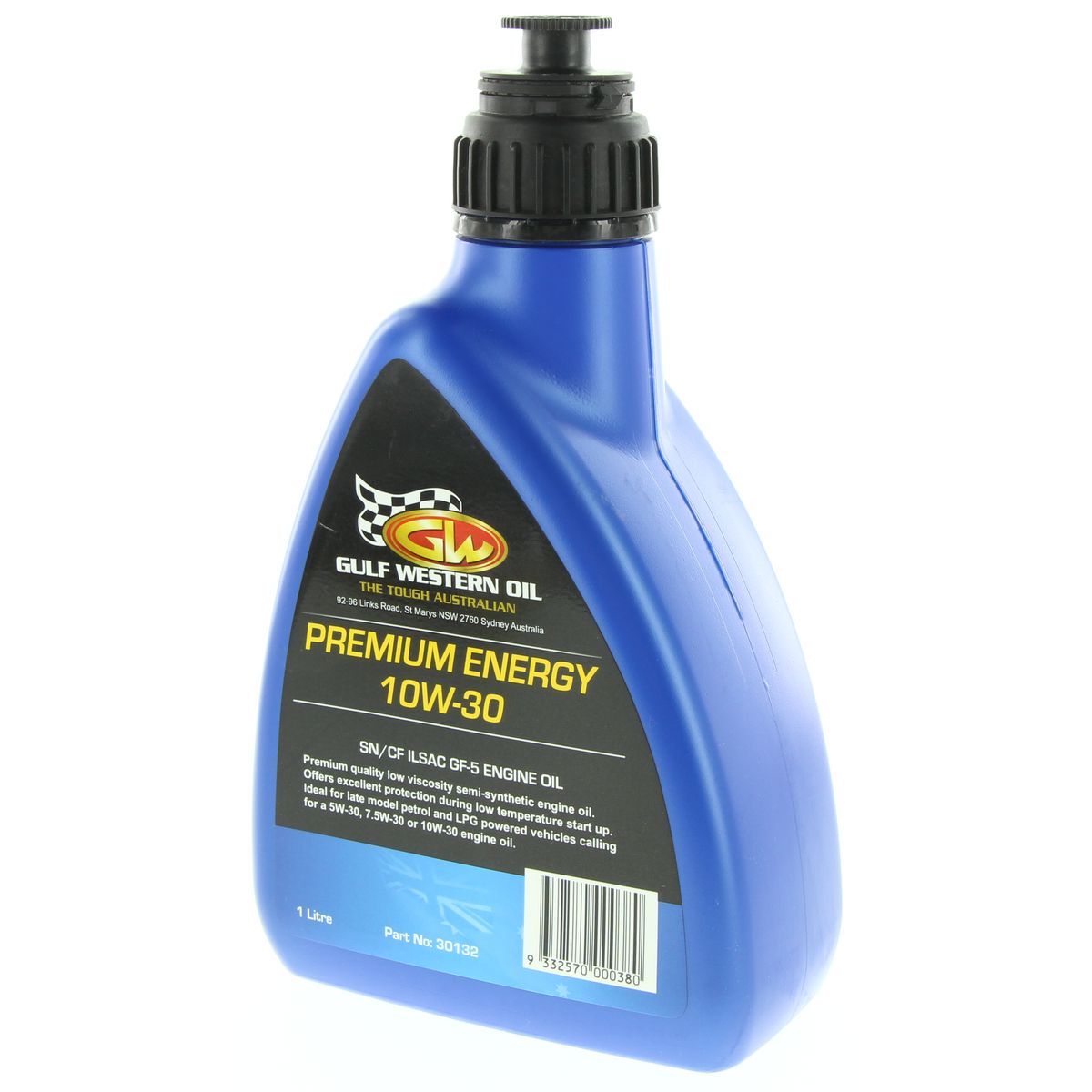 Gulf Western Premium Energy Semi Synthetic 10W-30 Engine Oil 1L 30132