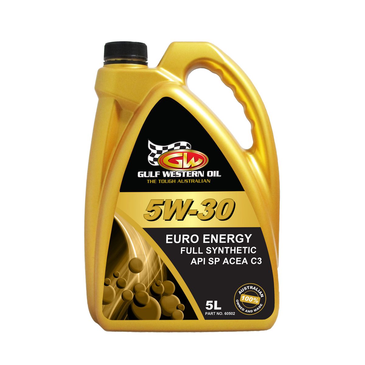 Gulf Western Euro Energy Synthetic 5W-30 Engine Oil 5L 60502