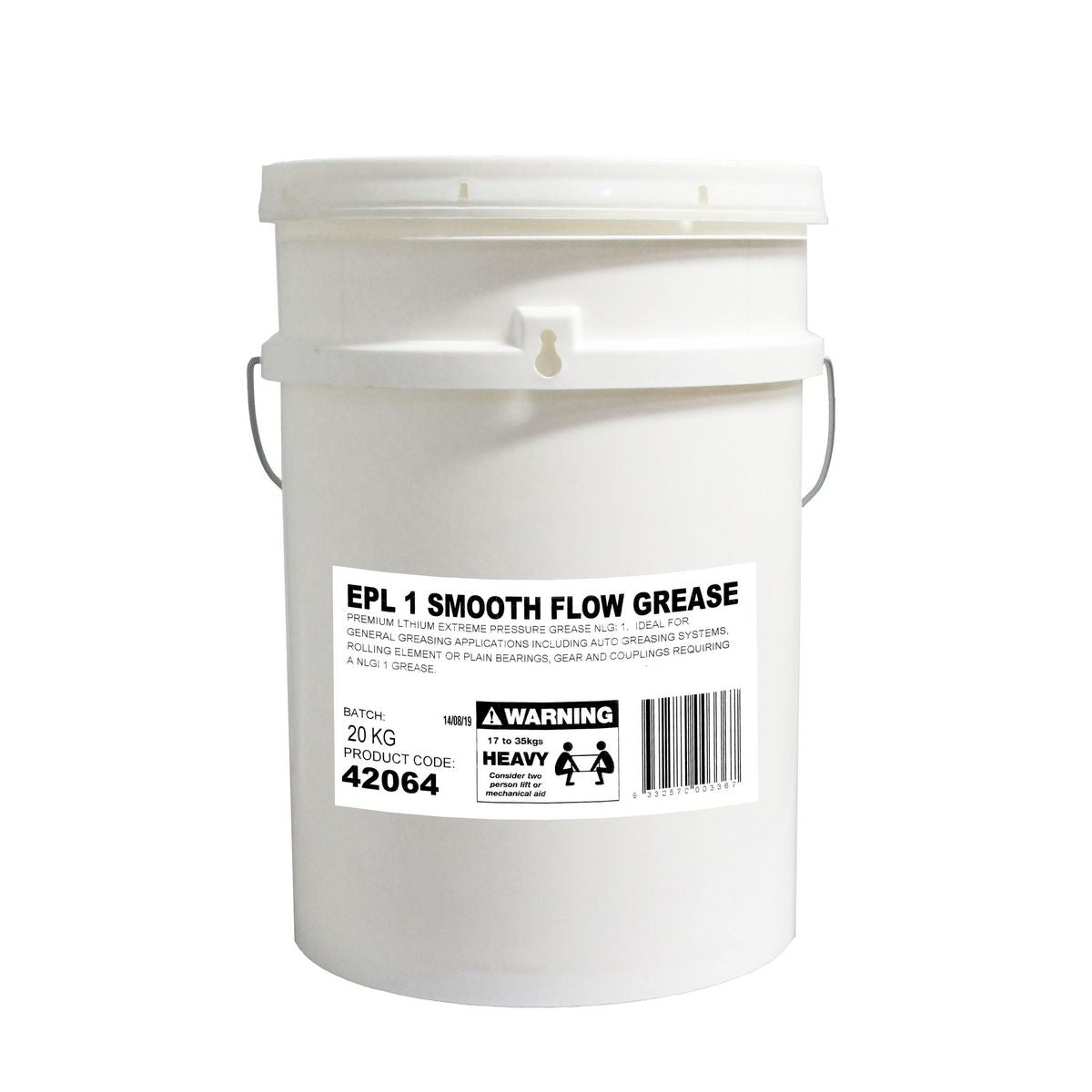 Gulf Western Easy Flow NLGI 1 Grease 20L 42064