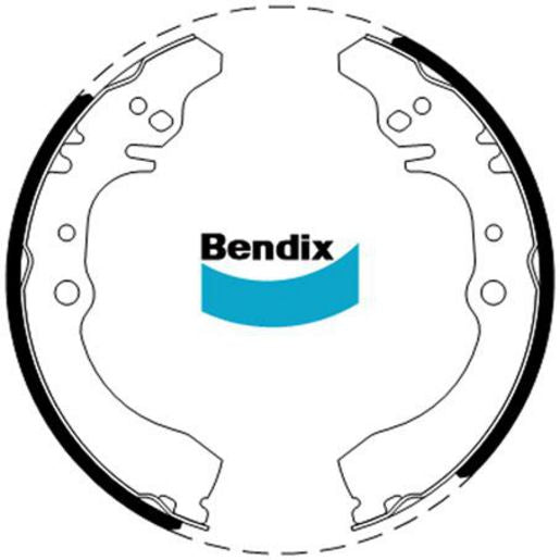Bendix Brake Shoe Set BS1755