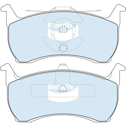 Bendix Heavy Duty Brake Pad Set Rear DB1109 HD