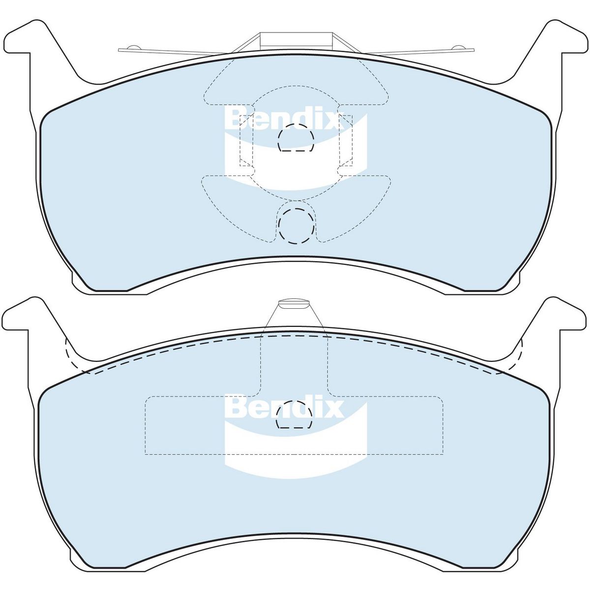 Bendix Heavy Duty Brake Pad Set Rear DB1109 HD