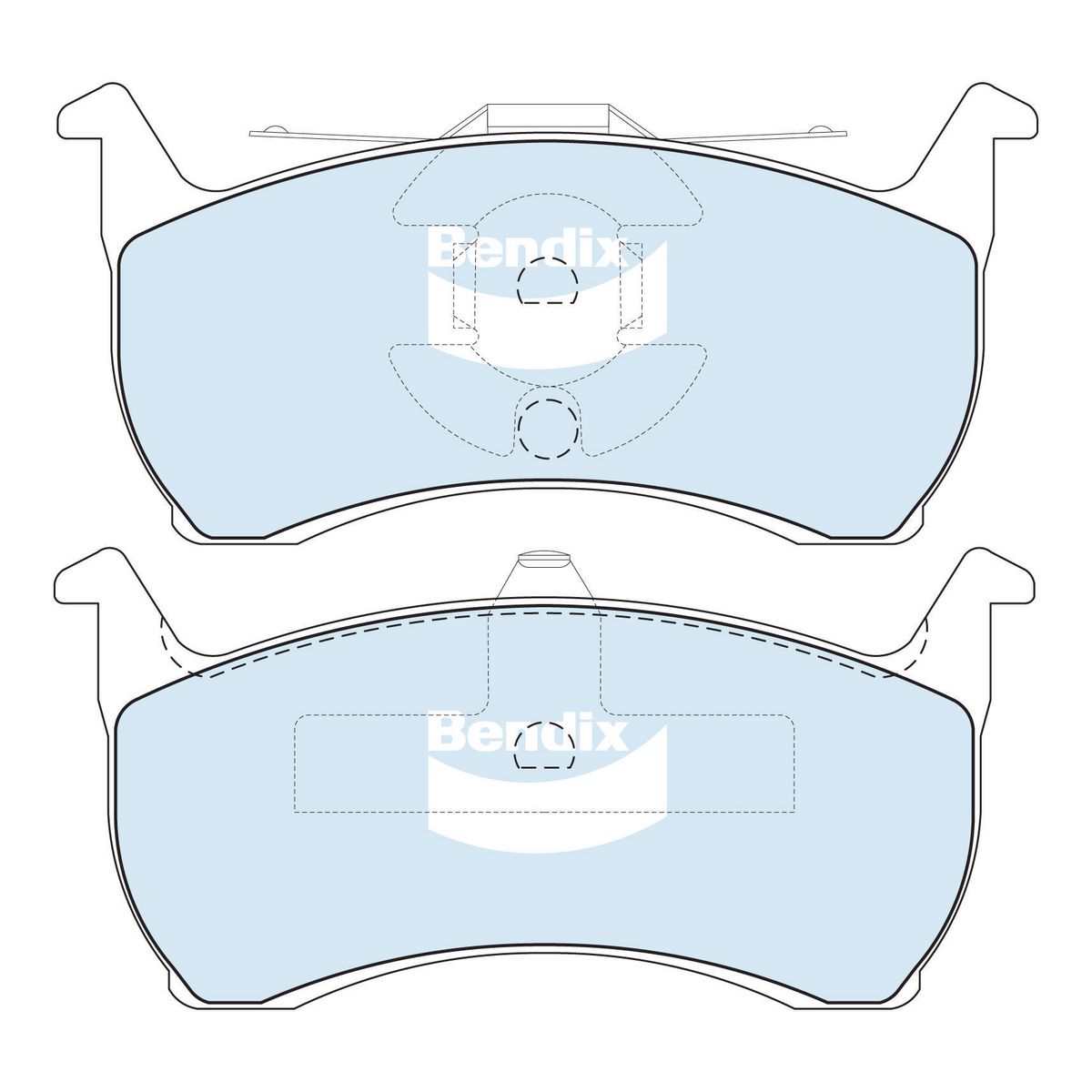 Bendix Heavy Duty Brake Pad Set Rear DB1109 HD