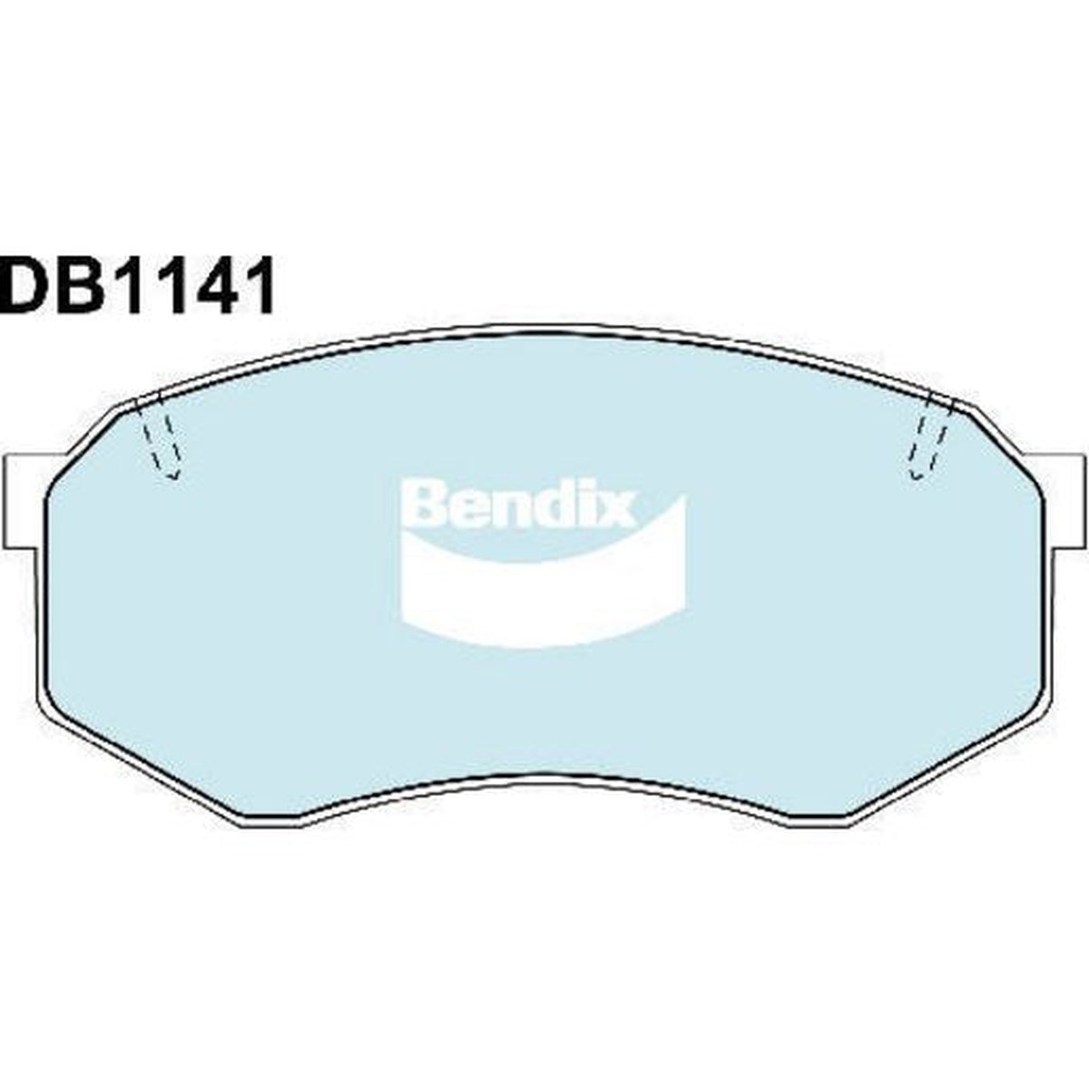Bendix 4x4 Brake Pad Set Front DB1141 -4WD