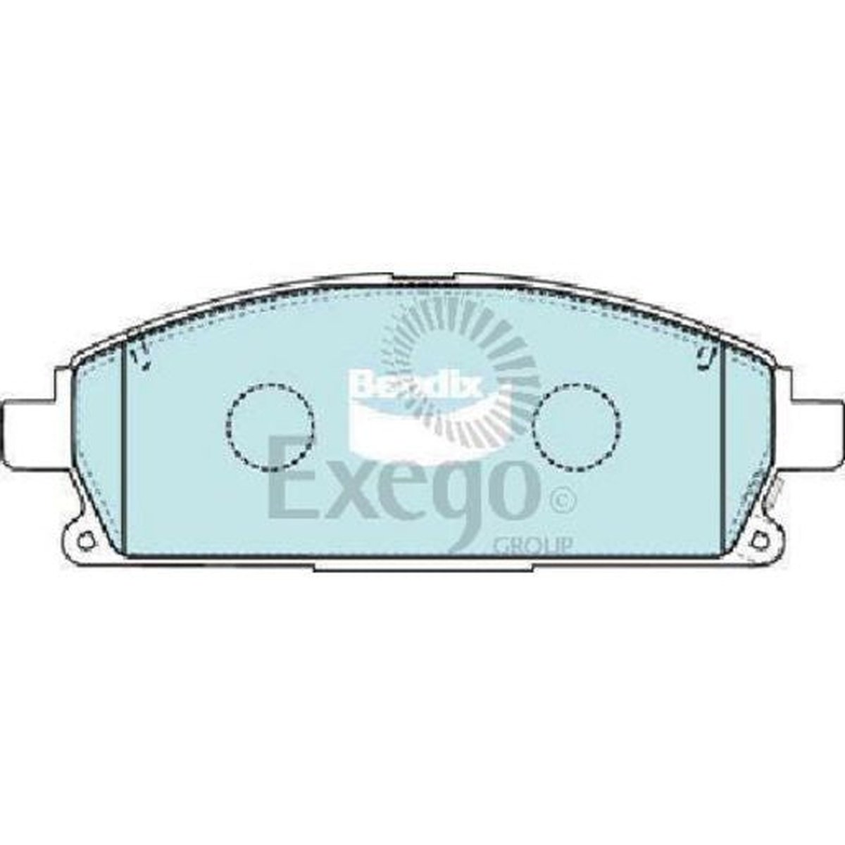 Bendix Heavy Duty Brake Pad Set Front DB1333 HD