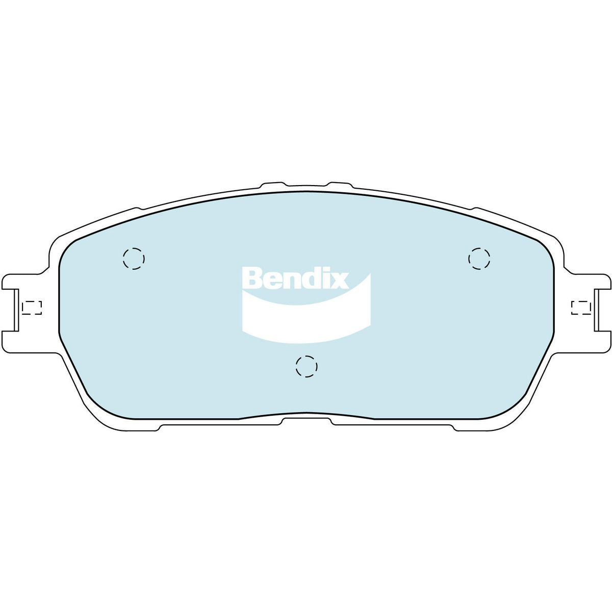 Bendix Heavy Duty Brake Pad Set Front DB1490 HD
