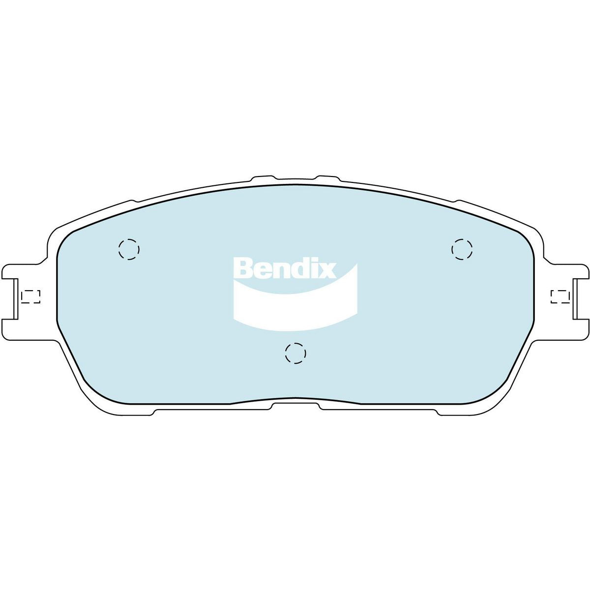Bendix Heavy Duty Brake Pad Set Front DB1490 HD
