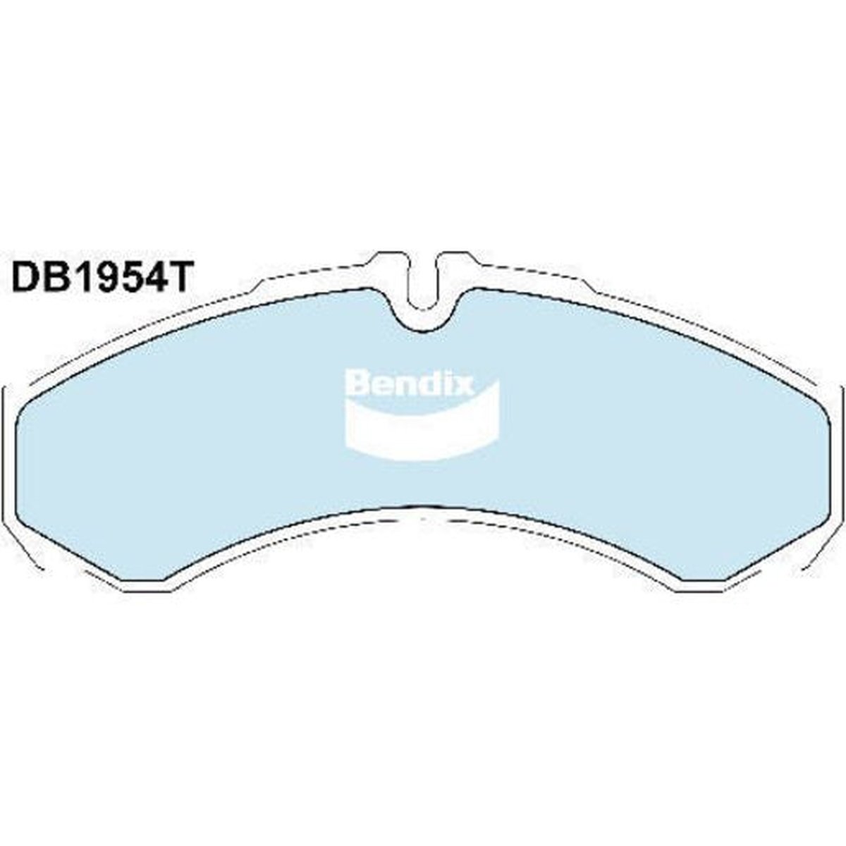Bendix Heavy Duty Brake Pad Set DB1954T HD
