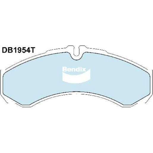 Bendix Heavy Duty Brake Pad Set DB1954T HD