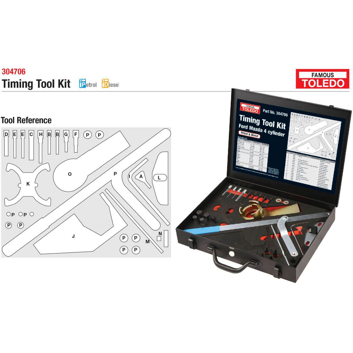 Toledo Timing Tool Kit 304706