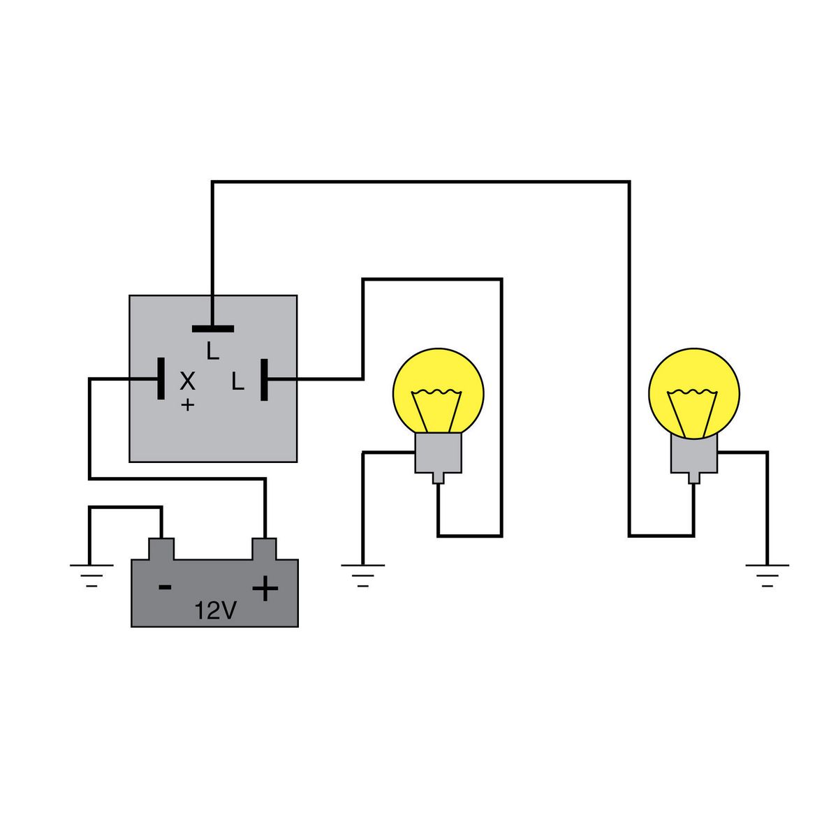 Tridon Flasher Relay 12V Alternating EL13A
