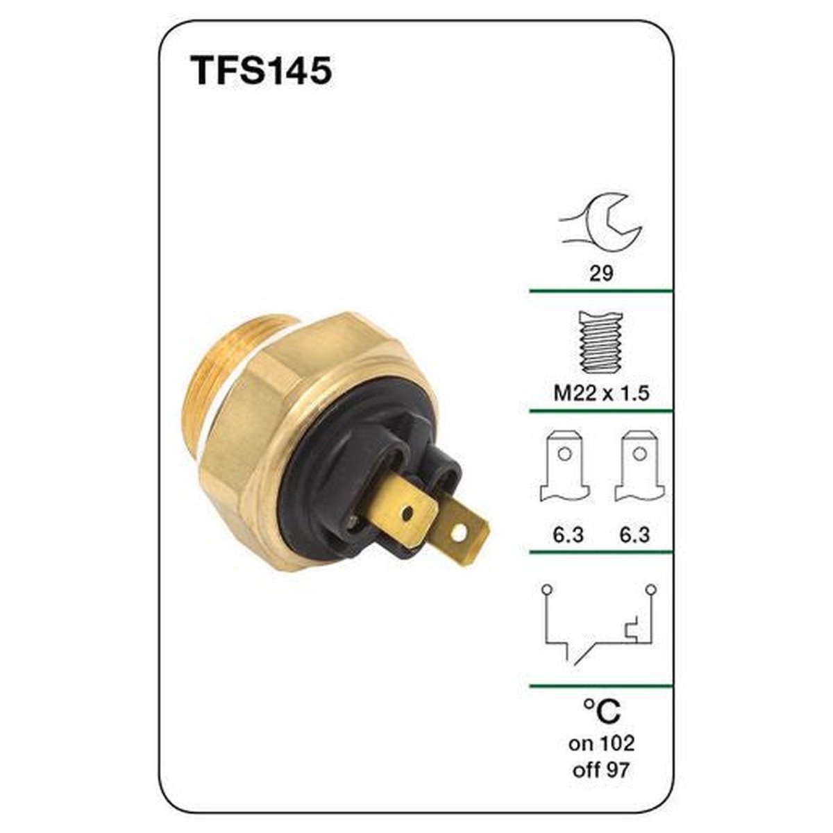 Tridon Fan switch TFS145