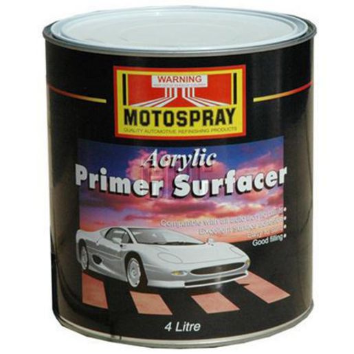 Hichem Motospray Acrylic Primer Surfacer 4ltr APSG4
