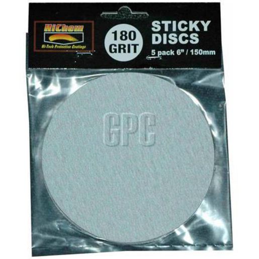 HiChem Sticky Discs 152Mm/6In 5Pk 180G DSDR180