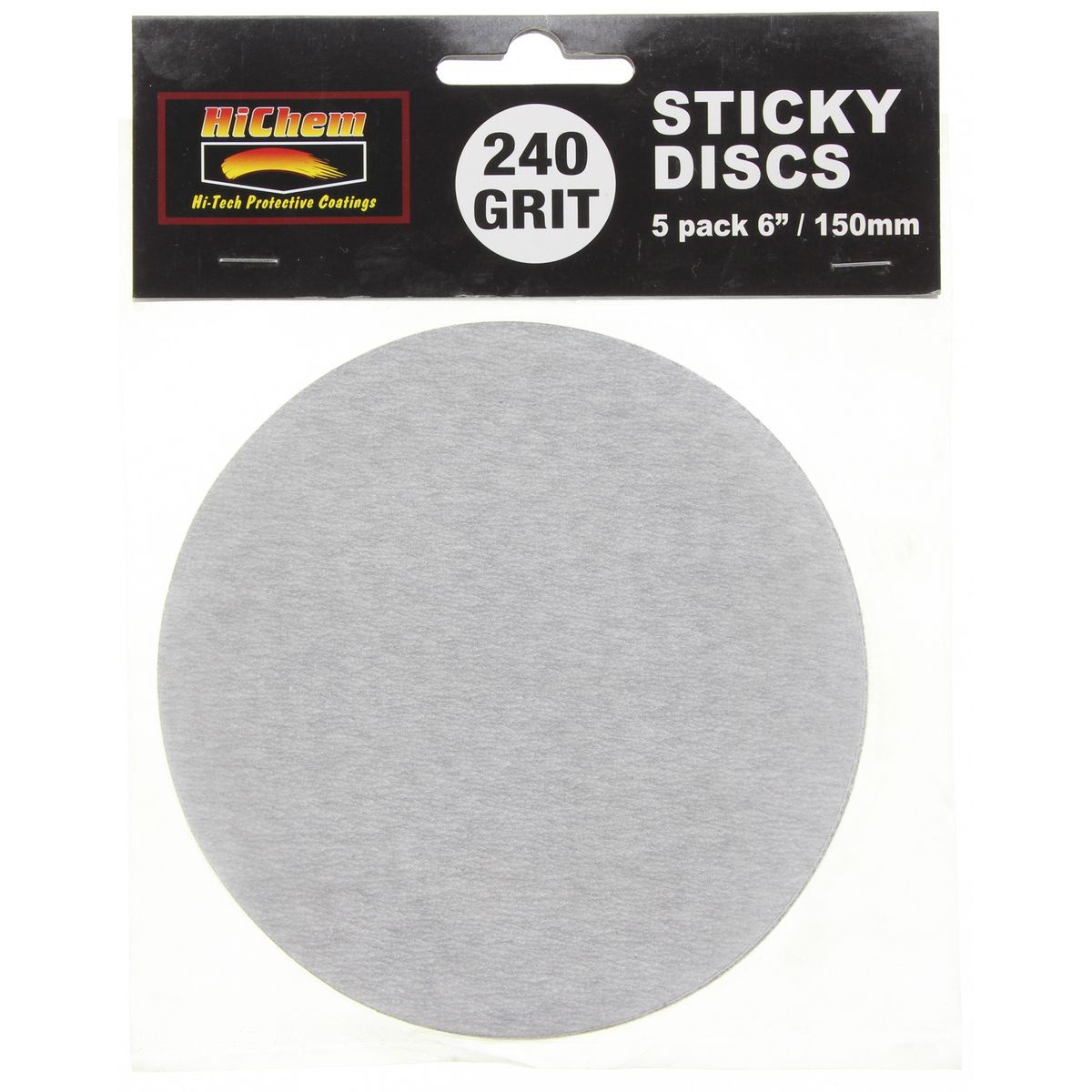 HiChem Sticky Discs 152Mm/6In 5Pk 240G DSDR240