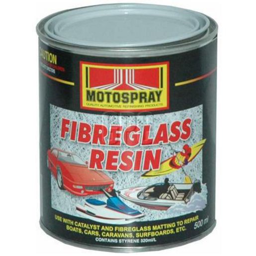 HiChem Motospray Fibreglass Resin 500Ml FGR500