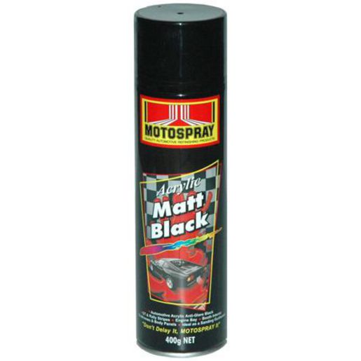 HiChem Motospray Gt Matt Black 400G MB400