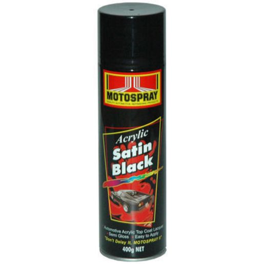 HiChem Motospray Acrylic Satin Black 400G SB400