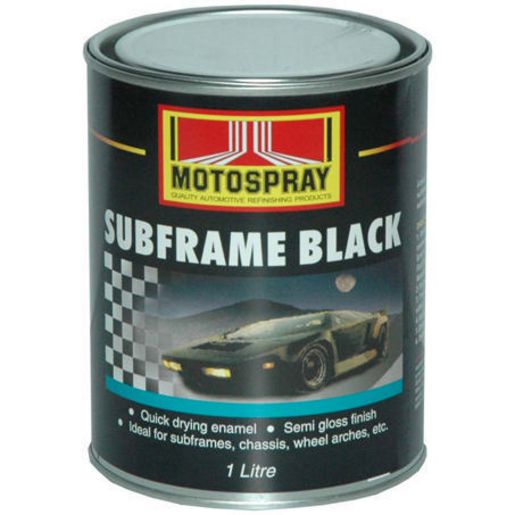 HiChem Motospray Subframe Gloss Black Enamel 1Ltr SF1