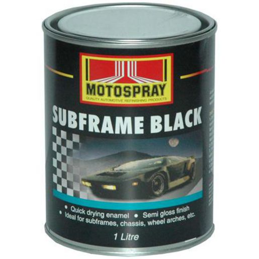 HiChem Motospray Subframe Gloss Black Enamel 1Ltr SF1