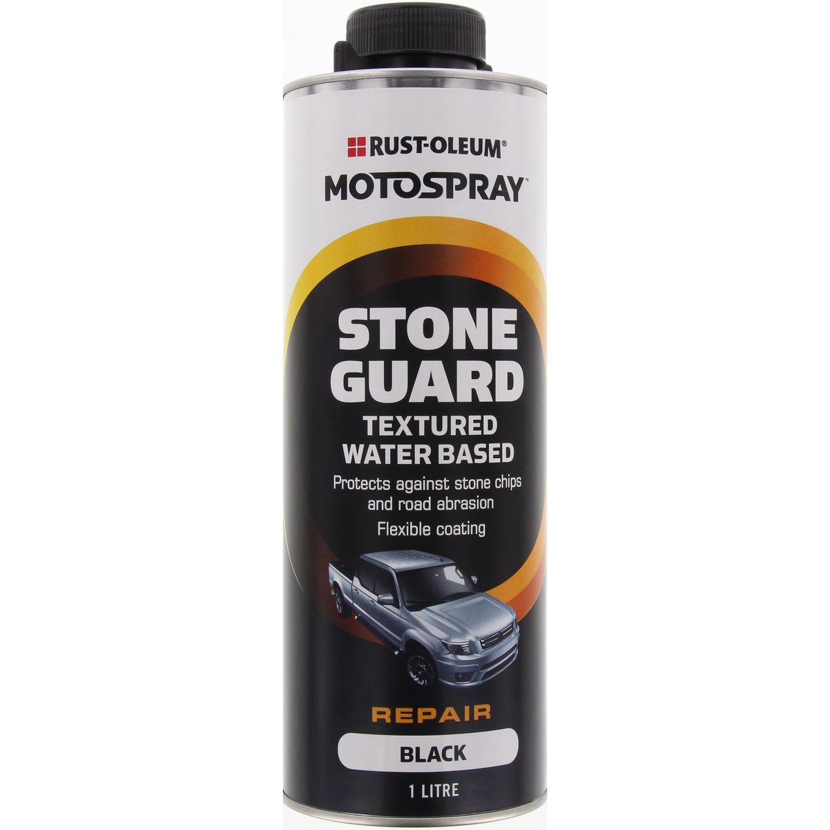 HiChem Motospray Stone Guard (Water Based) Black 1Ltr SGWB1.15