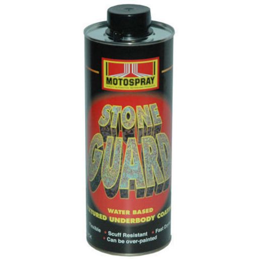 HiChem Motospray Stone Guard (Water Based) Black 1Ltr SGWB1.15