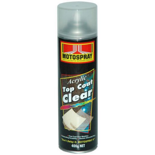 HiChem Motospray Acrylic Clear Top Coat 400G TCC400