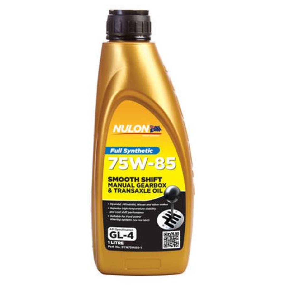 Nulon 75W85 Gearbox and Transaxle Oil 1L Full Synthetic SYN75W85-1