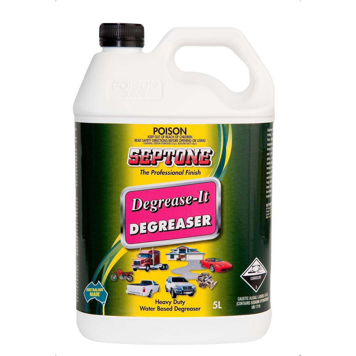 Septone Water Based Degreaser 5Ltr ADDI5