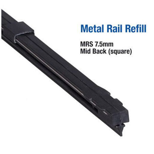 Tridon Wiper Refill Metal Rail Mid Back (Square) 7.5mm x 710mm 10 Pack MRS28-10