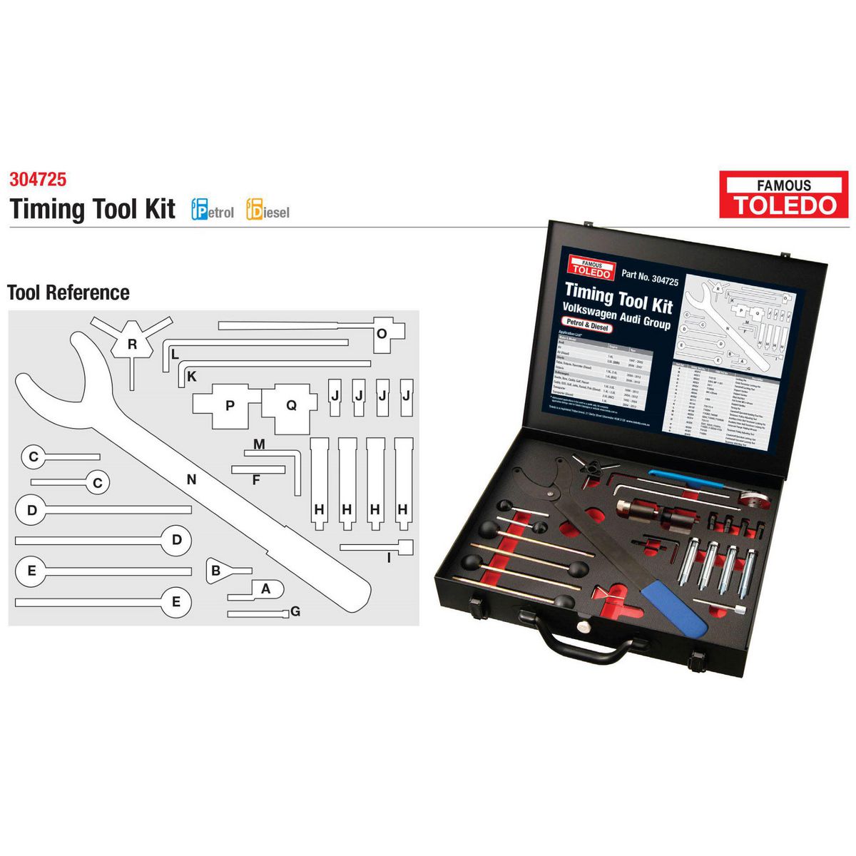 Toledo Timing Tool Kit 304725