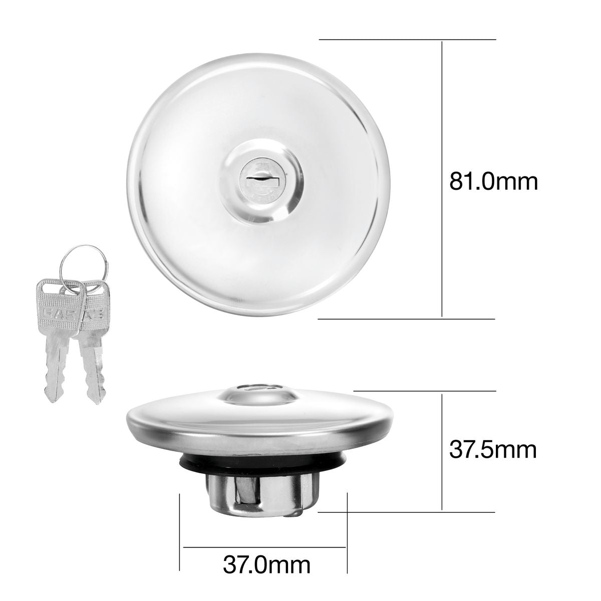 Tridon Fuel Cap (Locking) TFL203V