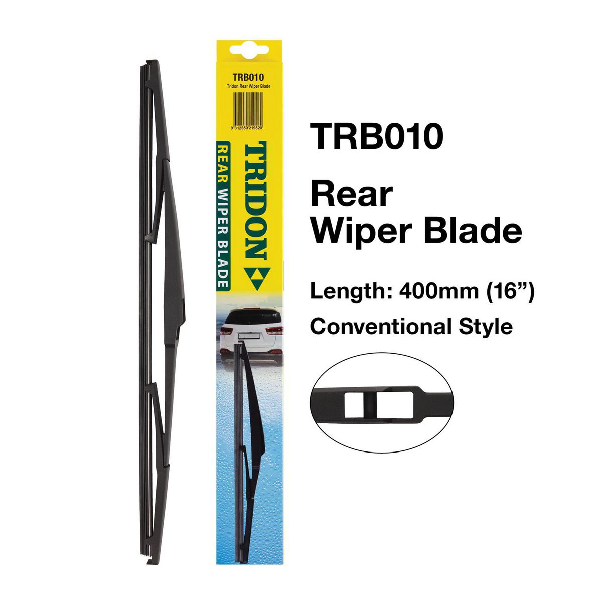 Tridon Wiper Tridon Rear Blade TRB010