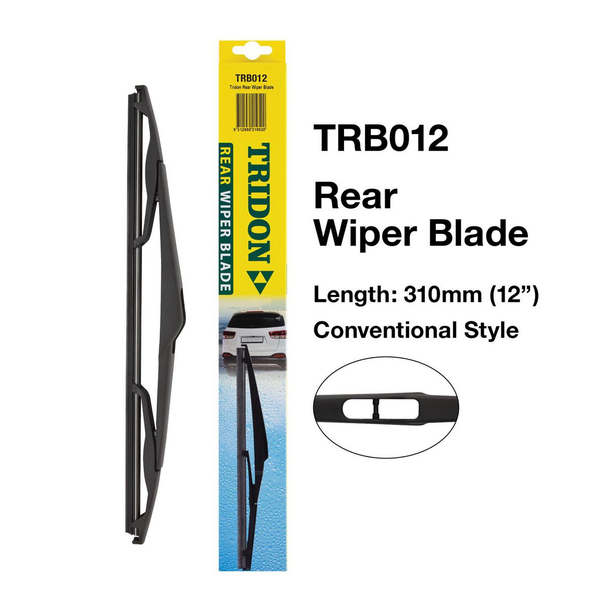Tridon Wiper Tridon Rear Blade TRB012