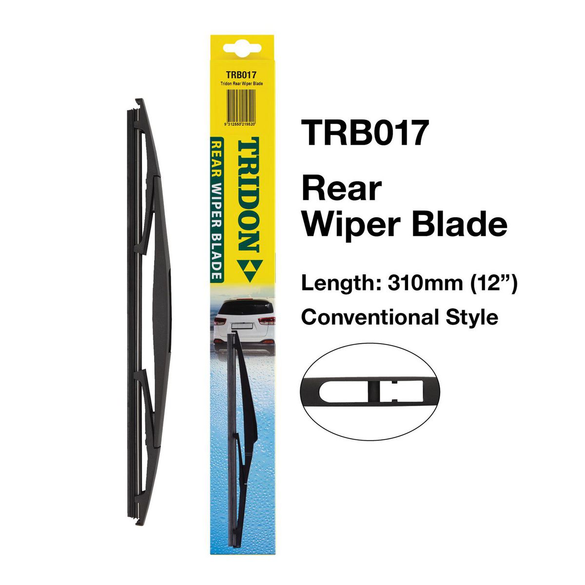 Tridon Wiper Tridon Rear Blade TRB017