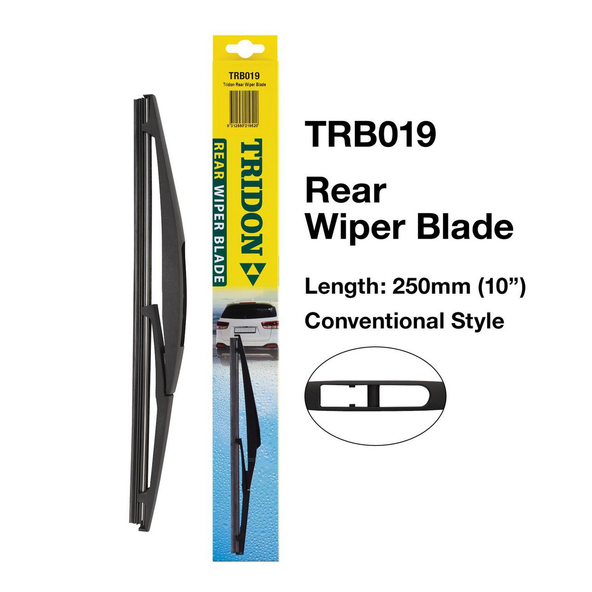 Tridon Wiper Tridon Rear Blade TRB019