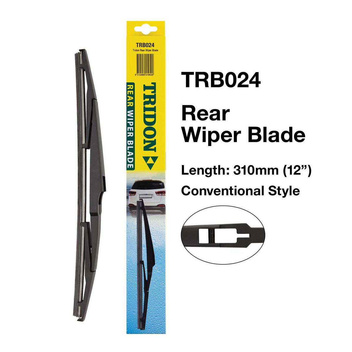 Tridon Wiper Tridon Rear Blade TRB024