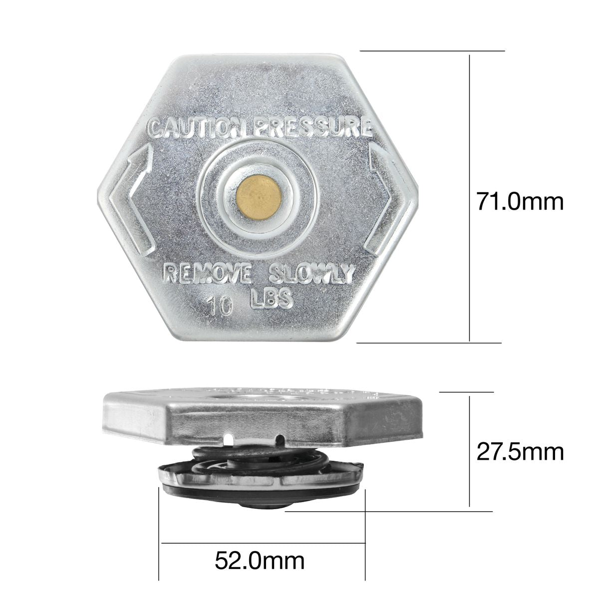 Tridon Non Recovery Radiator Cap CP1070